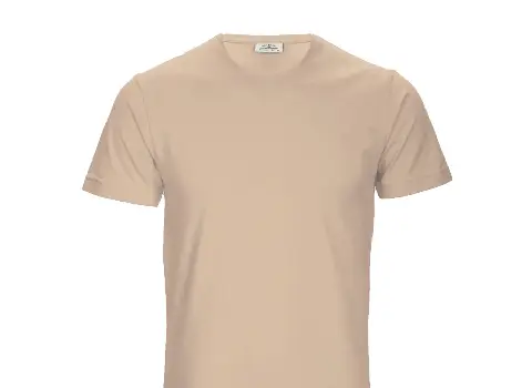 خرید عمده تیشرت مردانه رنگ کرمی با بهترین شرایط