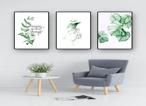 قیمت خرید تابلو دکوراتیو سبز + عکس