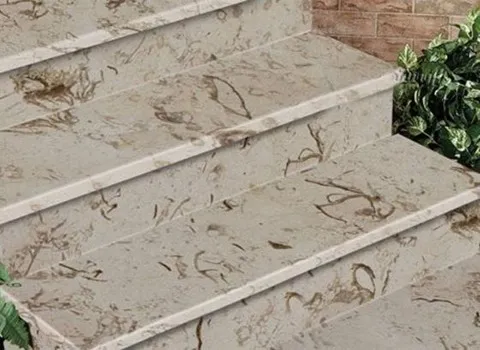 قیمت خرید عمده سنگ پله مرمریت پر طاووسی ارزان و مناسب