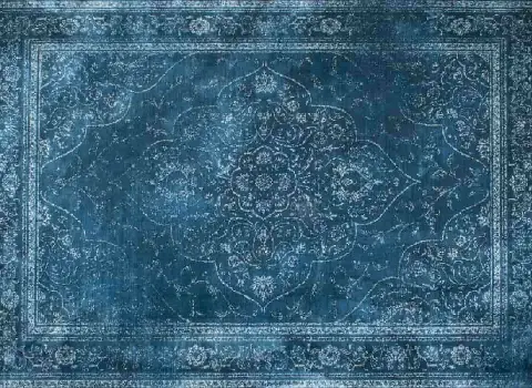 فرش ایرانی اصفهان (قالی) بافت یکدست تراکم بالا 1200 شانه