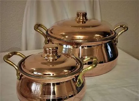 ظروف مسی کوچک؛ براق روشن چکش زنی ریز منظم copper