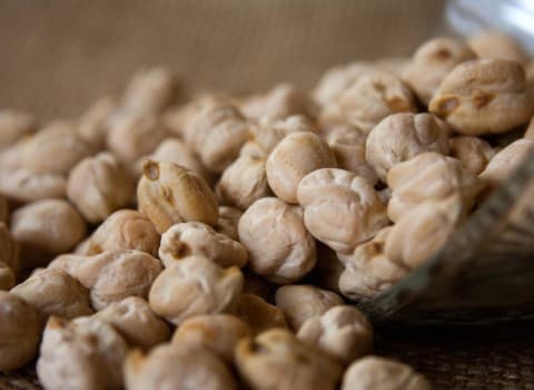 نخود فله در بازار؛ ریز متوسط درشت دو خان chickpea