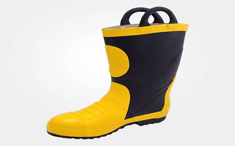 کفش ایمنی ضد حریق؛ چکمه پوتین بند دار (500 1000) گرم