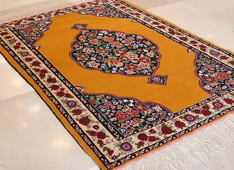 فرش ابریشم قشقایی؛ مدرن سنتی فانتزی الیاف نرم لطیف