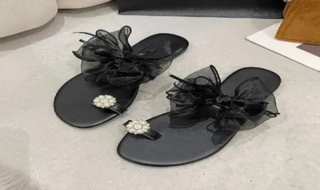 دمپایی صندل خارجی؛ چرمی پلاستیکی 2 مدل بندی جلو باز sandal