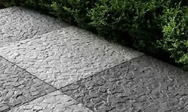 موزاییک حیاط طرح سنگ (مصالح ساختمان) ظاهر جذاب عابر پیاده Rock