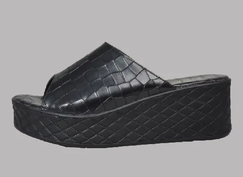 دمپایی صندل مشکی؛ مجلسی اسپرت جنس چرمی پلاستیکی سایز (39 38)