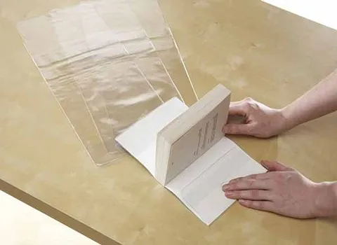 نایلون جلد کتاب؛ بزرگ کوچک رنگی چسبی 2 نوع براق مات