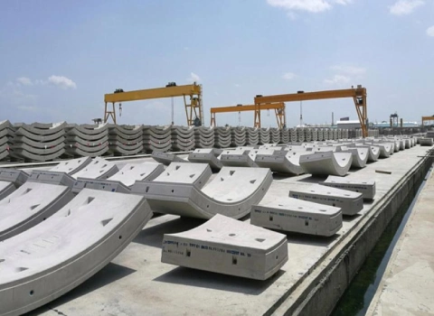 قطعات بتنی پیش ساخته؛ دال دو طرفه پیش تنیده Leica block