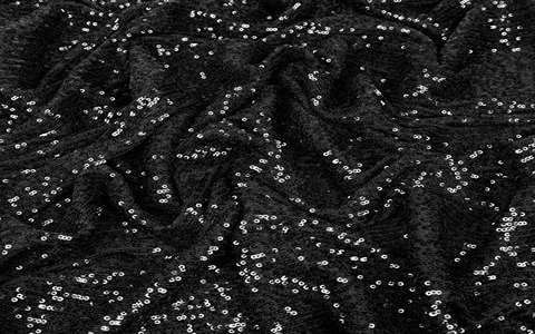 قیمت و خرید پارچه پولکی مشکی نقره ای + فروش ارزان