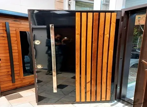 درب ضد سرقت کامپوزیت, عایق سرما گرما 3 جنس چوب طبیعی فلزات مقاوم کامپوزیت