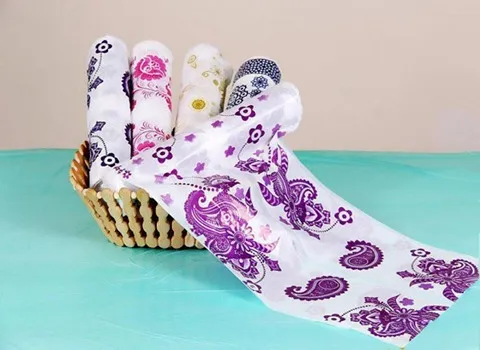 سفره یکبار مصرف طاقه ای؛ نایلونی کاغذی پلاستیکی 2 نوع (ضخیم نازک) نفوذپذیری بالا