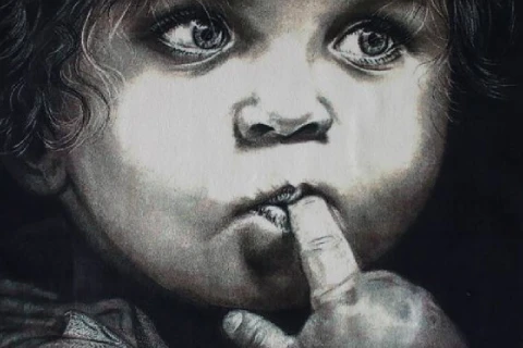 تابلو فرش عکس بچه؛ پلی استر چاپی بافتی مستطیل مربع 1200 شانه