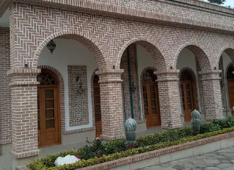 آجر نما برای ستون؛ دکوراتیو گرد قزاقی فرسایش پایین ضخامت (5 15) سانتی متر