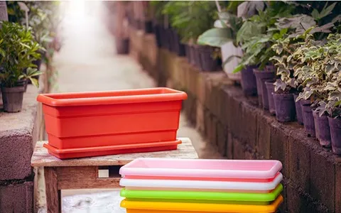 قیمت گلدان پلاستیکی مستطیل بزرگ