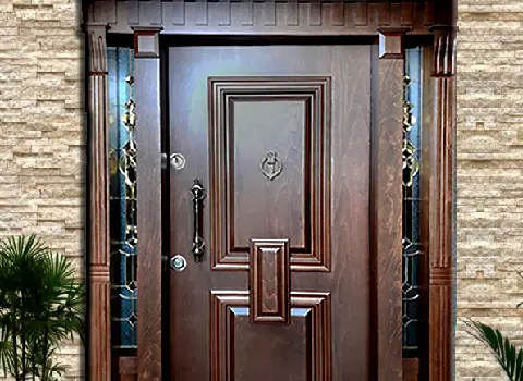 خرید و قیمت درب چوبی ضد سرقت ساختمان