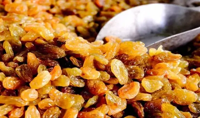 کشمش آفتابی بسته بندی (انگور خشک) خونساز کاهش استرس حاوی کلسیم IRON