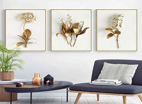 تابلو گل مدرن؛ سه بعدی برجسته ابعاد (کوچک متوسط بزرگ)