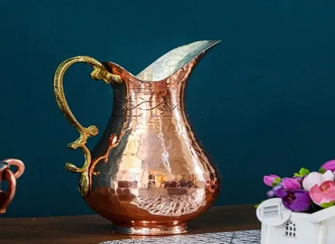 خرید و قیمت انواع پارچ آب مسی