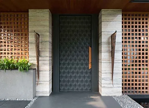 درب ضد سرقت بدون تخریب؛ فلزی روکش چوبی راش گردو بلوط صنوبر