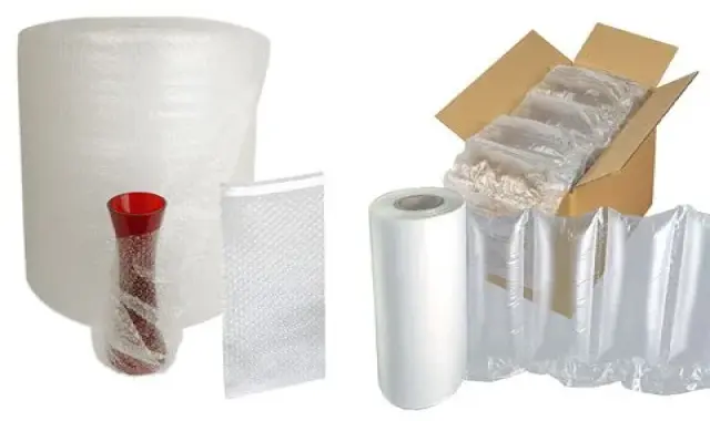 نایلون دو لایه( حبابدار) ضربه گیر رولی تکه ای 3 سایز کوچک متوسط درشت