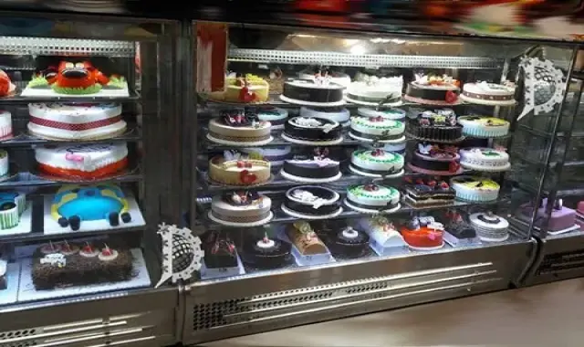یخچال صنعتی قنادی؛ نگهداری شیرینی کیک موتور پیشرفته metallic