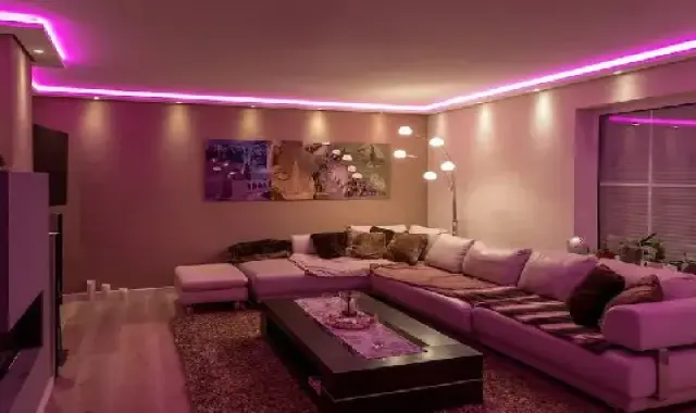 چراغ ال ای دی سقفی (لامپ) خطی مستقیم کم مصرف 2 مدل توکار بیرونی