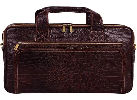 کیف اداری خزر چرم؛ دوشی دستی (طبیعی مصنوعی) قفل رمز دار زیپ دار