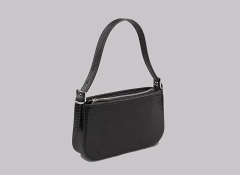 کیف چرم زنانه مجلسی مشکی؛ رودوشی دستی دوخت تمیز مقاوم