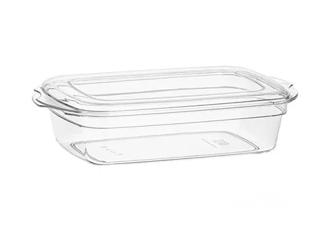 ظروف یکبار مصرف کریستالی؛ شفاف سبک 3 طرح مربعی مستطیلی ستاره ای