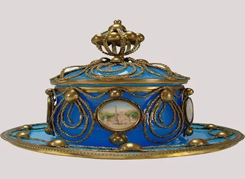 ظروف مسی زنجان سماور؛ صاف صیقلی طرح دار سایز درشت dishes