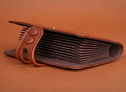 کیف جاکارتی چرم دست دوز؛ ضد حساسیت طبیعی آستردار Bag