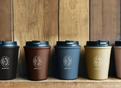 لیوان یکبار مصرف شات قهوه؛ پلاستیکی پلیمری 2 رنگ سفید قرمز German