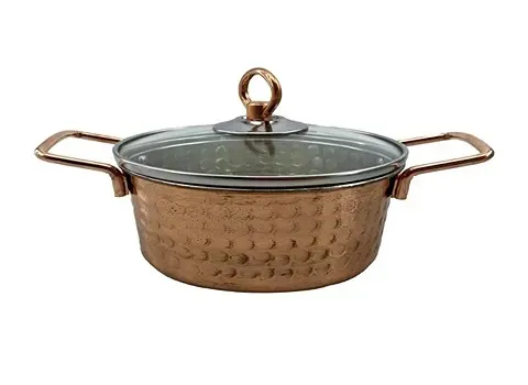 قیمت و خرید قابلمه مسی درب شیشه ای با مشخصات کامل