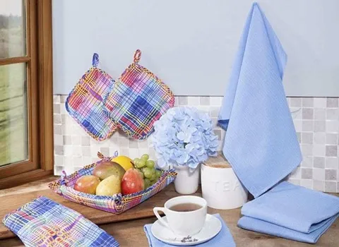 قیمت خرید دستمال نخی آشپزخانه + مشخصات، عمده ارزان