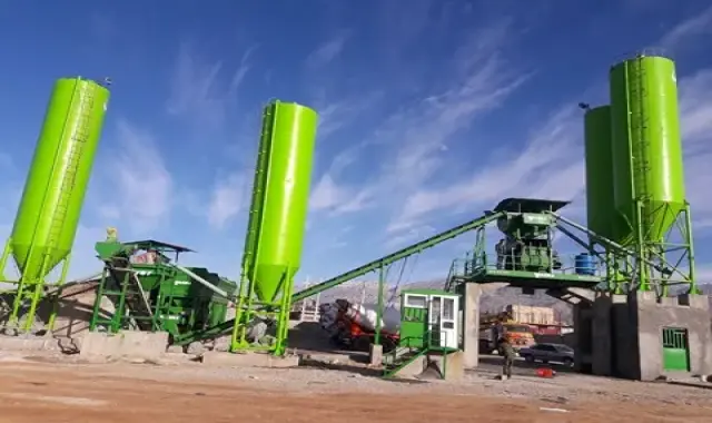 دستگاه بچینگ بتن؛ ساده دیجیتال مخلوط کردن مواد تشکیل دهنده بتن