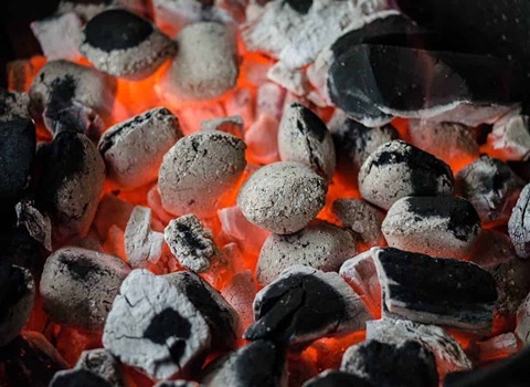 زغال بلوط کبابی؛ چوب درخت بدوم صمغ 3 شکل قلبی مربع گرد coal
