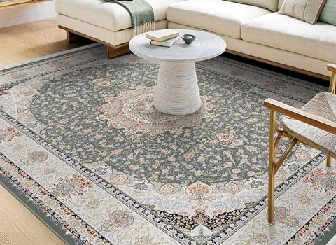 فرش 1500 شانه 12 متری کاشان (قالی) مستطیلی شکل 8 رنگ تراکم 4500