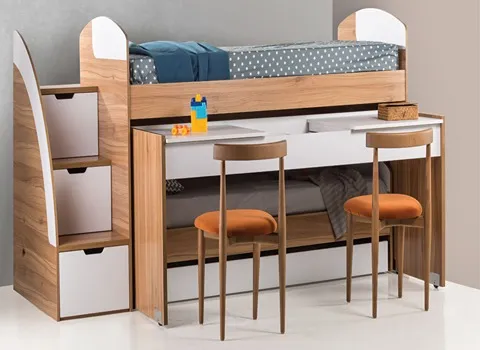 قیمت تخت دو طبقه کشویی نوجوان