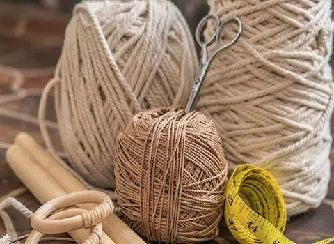 نخ مکرومه تابیده ۴ میل | خرید با قیمت ارزان