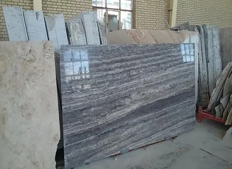 قیمت و خرید سنگ تراورتن سیلور مشکی + فروش ارزان