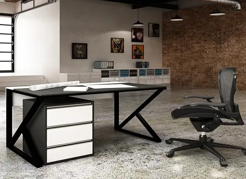 میز اداری فلزی؛ ارتفاع مناسب 3 نوع مدرن کلاسیک سنتی