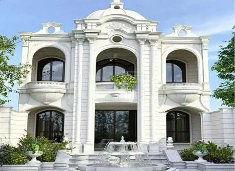 سنگ نمای ساختمان؛ مرمر گرانیت تراورتن آهکی 2 مدل مدرن سنتی