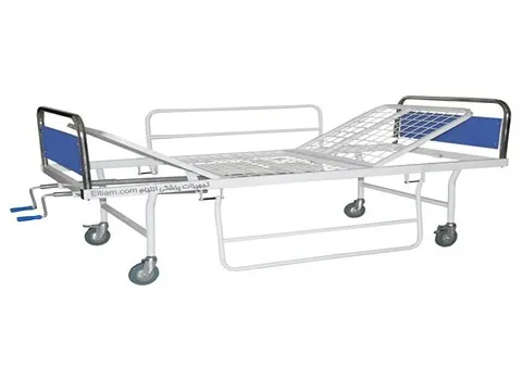 تخت بیمارستانی جک دار؛ کنترل ارتفاع فولاد ضد زنگ برقی