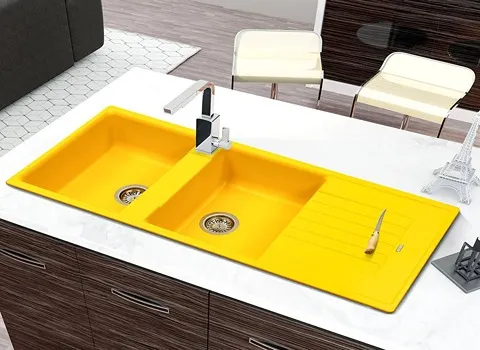 بهترین قیمت خرید سینک گرانیتی زرد