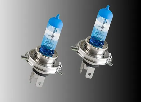 لامپ هالوژن ماشین؛ پیرکس قرمز سفید آبی ولتاژ 100 واتی