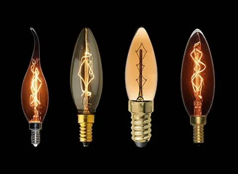 لامپ لوستر شمعی + بهترین قیمت خرید