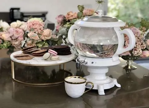 سماور برقی طرح جدید؛ دکمه تنظیم دما زمان گرم کننده Automatic