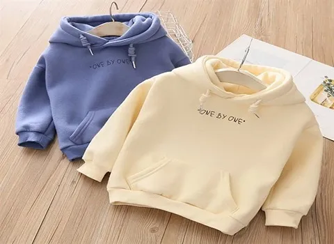 هودی کودکانه دخترانه؛ فانتزی 2 نوع جیب دار بدون جیب صورتی بنفش