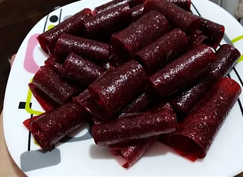 لواشک آلو سیاه خانگی؛ صنعتی سنتی حاوی آهن ویتامین (K C)